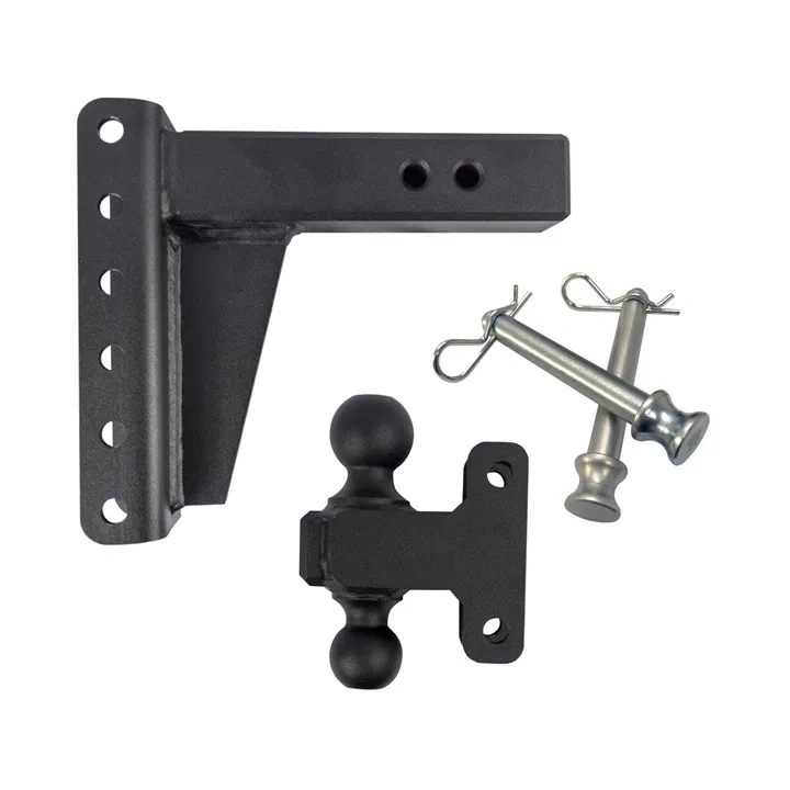 HD256 – BULLETPROOF Trailer Hitch Ball Mount, For 2-1/2 Inch Receiver Lockable (Lock Sold Separate) 22000 Pound Gross...